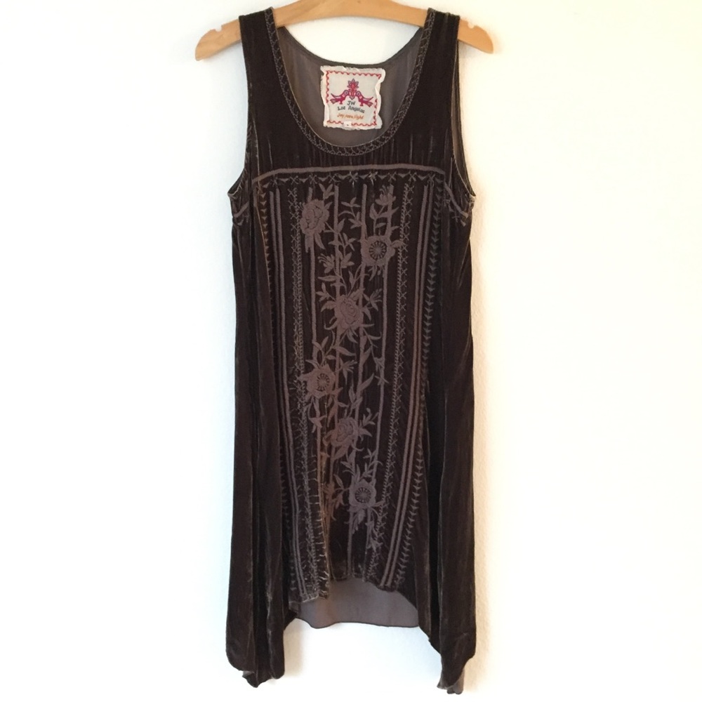 Velvet tank dress